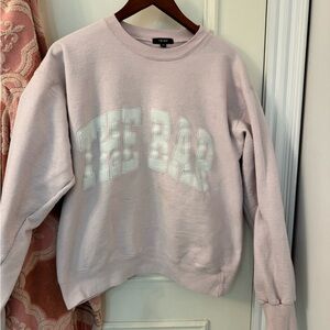 The Bar Soft Pink Crew Neck Sweater
